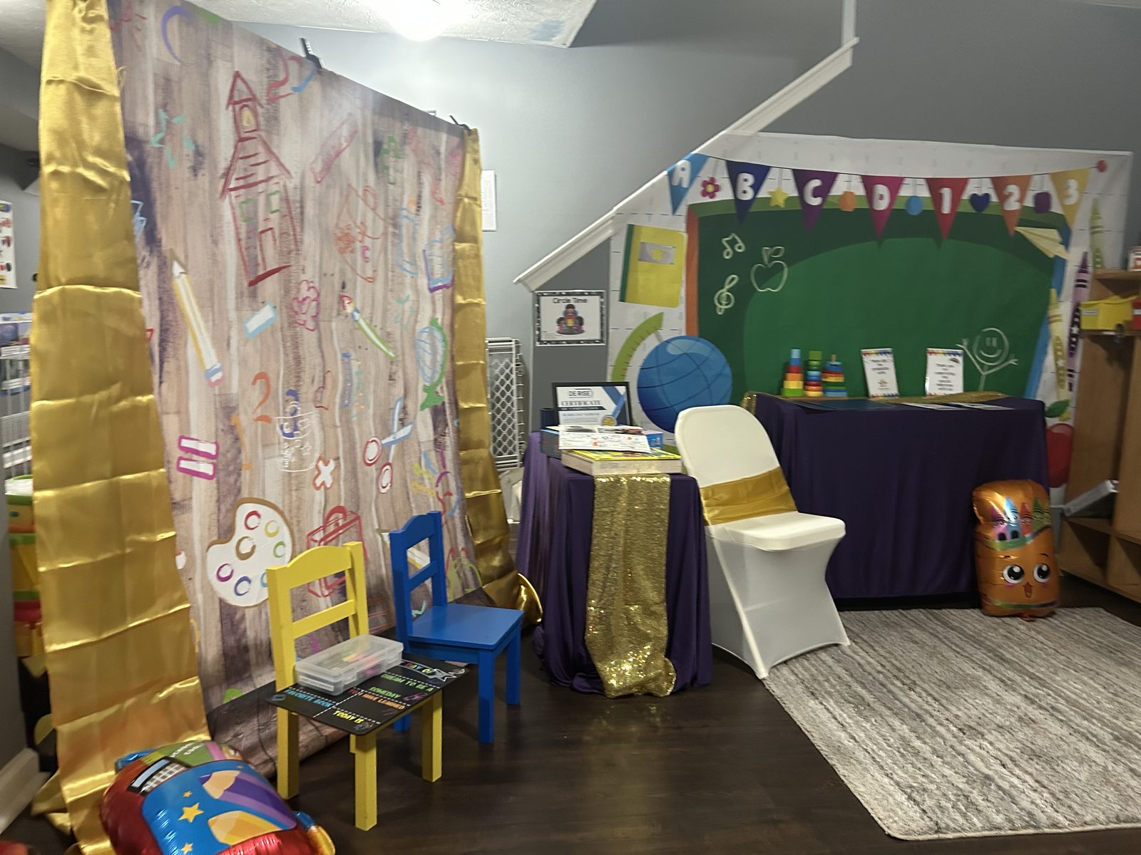 Our decorated learning corner